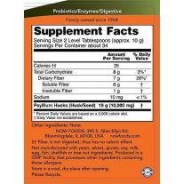 NOW Whole Psyllium Husks 340 g
