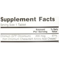 NOW GTF Chromium 200 mcg 250 tabletta