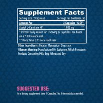 Haya Labs Acetyl L-Carnitine 1000 mg 100 kapszula